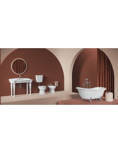 Consolle sospesa in Suar Wood per lavabo da appoggio con staffe incluse  CIPI' OTTOSMALL